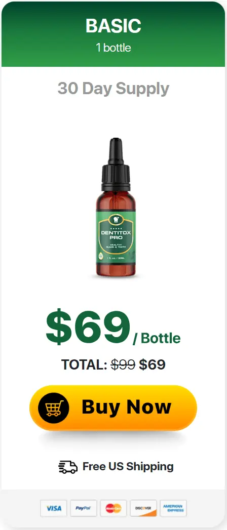 Dentitox Pro buy 1 bottle price